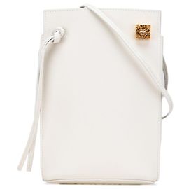 Sac à bandoulière Loewe Anagram Dice Pocket Blanc cassé