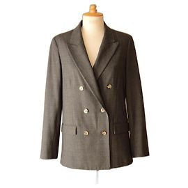 veste croisée Gerard Darel Marron