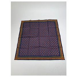 Cachecol Barroco Vintage Dior Roxo Dourado Roxo