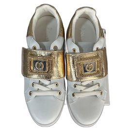 Tênis Pollini em couro branco Branco