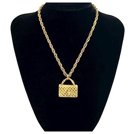 Collar GP Motivo Matelassé CHANEL Dorado