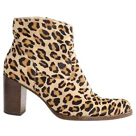 Free Lance Beige leather boots Beige