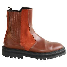 Botas Claris Virot de couro marrom Marrom