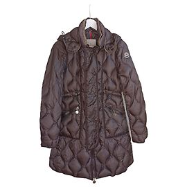 Moncler Lon Giubbotto Jacke Braun Polyester Braun