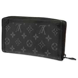 Louis Vuitton-Louis Vuitton Black Monogram Eclipse Trunk Zippy Wallet-Black