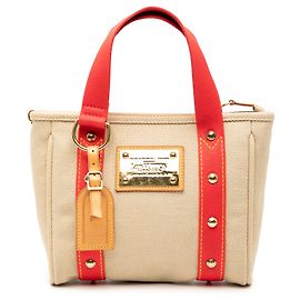 Louis Vuitton Brown Antigua Cabas PM Marrom Bege