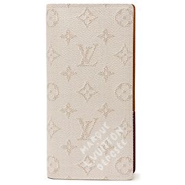 Cartera Brazza Heritage Monograma Blanco Louis Vuitton Blanco Blanco roto