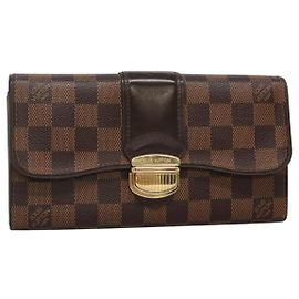 Cartera Sistina Damier Louis Vuitton Castaño