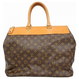 Borsa Boston Greenwich PM Monogram Louis Vuitton Marrone