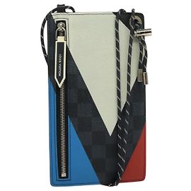 Louis Vuitton Pochette Phone Damier Graphite Canvas Brown