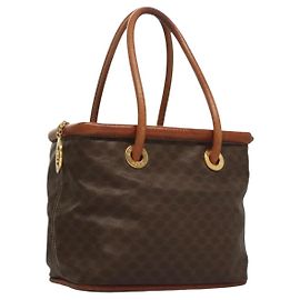 Céline Sac à main Celine Macadam Macadam en cuir Marron