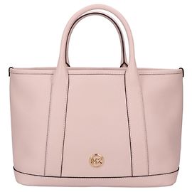 Bolsa Tote 2 em 1 em couro texturizado Luisa da Michael Kors Rosa