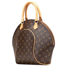 Louis Vuitton-Louis Vuitton Monogram Ellipse MM Handbag-Brown