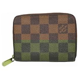 Louis Vuitton-Louis Vuitton Damier Zippy Coin Purse N63070 Ebene-Damier ebene