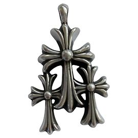 Chrome Hearts Ch Triple Cross Argenté