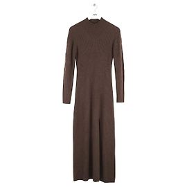 Bash Vestido de lana marrón Castaño