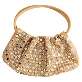 Sonia Rykiel Camel-Leder Schultertasche Kamel