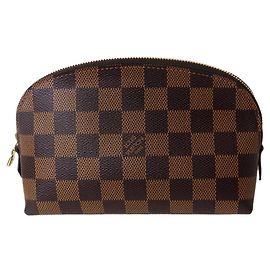 Pochette Tick Damier Ebene Louis Vuitton Damier ebène