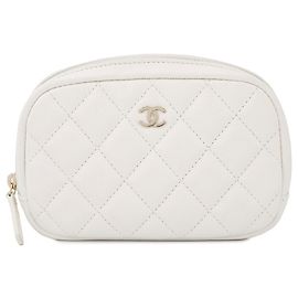 Chanel Coco Mark Matelassée Tasche Weiß