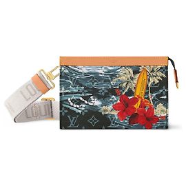 LOUIS VUITTON Portefeuille Portable Gaston Multicolore