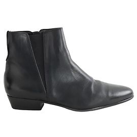 Isabel Marant Etoile Black leather boots Black