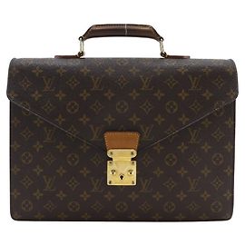 Pasta de Trabalho Monogram Louis Vuitton Marrom