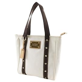 Louis Vuitton-Louis Vuitton Antigua 2way Tote Bag Canvas-White