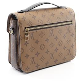 Louis Vuitton-Louis Vuitton Metis MM Pochette Handbag-Brown,Black