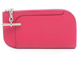 Pochette GM en cuir Evercolor Hermès Rose