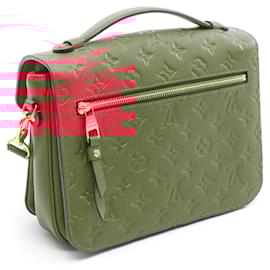 Louis Vuitton-Bolsa Pochette Metis MM Louis Vuitton-Vermelho,Monograma