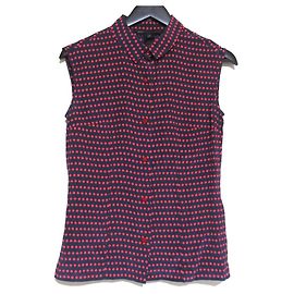 MARC by MARC JACOBS Silk Sleeveless Blouse Pink Blue Navy blue