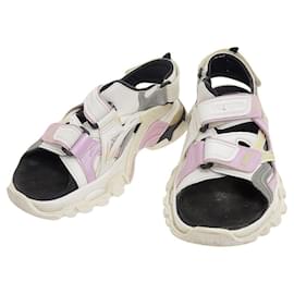 Balenciaga-Balenciaga Track Sandal Sandals-Pink,White,Grey