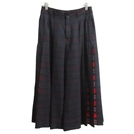 Pantalones anchos a rayas ISSEY MIYAKE Castaño Negro Blanco Roja Azul Verde