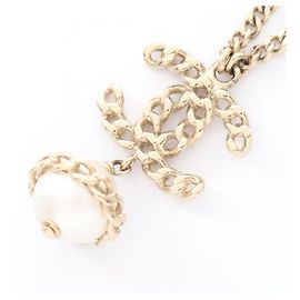 Collana Coco Mark di Chanel Bianco D'oro