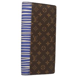 Portafoglio Louis Vuitton Brother Patchwork Blu