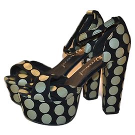 Jeffrey Campbell platform sandals leather multi color 38 IT Multiple colors