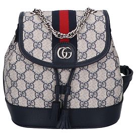 GUCCI 795221 Mini Zaino Ophidia GG Supreme Blu navy