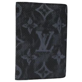 Louis Vuitton Pocket Organizer Limited Edition Monogram Canvas Black