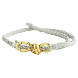 Cinto Bottega Veneta Andiamo de couro cinza Cinza