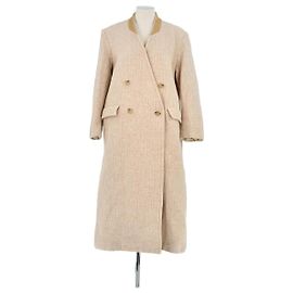 Margaux Lonnberg Beige wool coat Beige