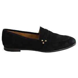 Jerome Dreyfuss Mocassins en daim noirs Noir