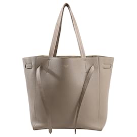 Céline Celine Cabas Phantom Medium Leder Schultertasche in Taupe Kamel