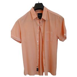 Autre Marque Camicia Uomo Slim Fit in Cotone a Maniche Corte Altro