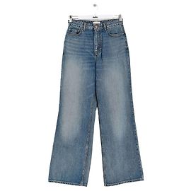 Ganni Jeans largos de algodão azul Azul