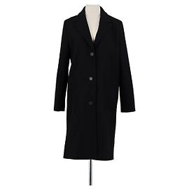 The Kooples Black wool trench coat Black