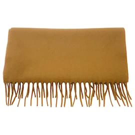 Bufanda de cachemira camel con flecos Loro Piana Camello