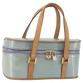 Bolsa Sullivan Horizontal Monogram Vernis PM Louis Vuitton Azul