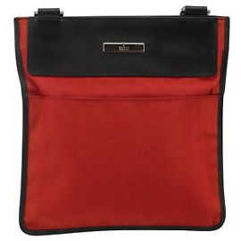 Gucci Front Pocket Messenger Nylon Red
