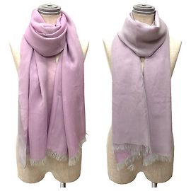 Cachecol de seda Hermès em roxo Roxo