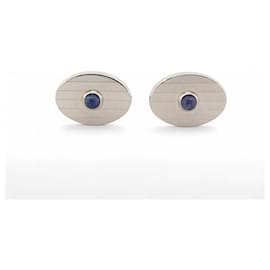 Cartier-CARTIER T1220891 MANCHETES OVAIS CABOCHON PRATA 925-Prata